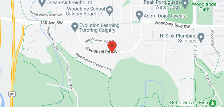 map of 167 WOODFIELD RD SW
